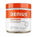 Geniální kofein - Sustainate-Release Microencapsulated Caffeine Pills for Smooth, Long- Lasting Energy & Focus - No Jitters or Crash - 100mg per Capsule - 100 Servings - Natural Performance Booster