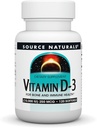Zdroj Naturals Vitamin D- 3, Podporuje kostní a imunitní zdraví *, 250 mcg (10000 IU) - 120 Softgels
