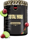 REDCON1 Celková válka Pre Workout, Cherry Lime - Beta Alanine + Citrulline Malate Vegan & Keto Friendly Prework pro muže a ženy s 320mg kofeinu (50 Služeb)