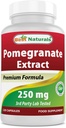 Nejlepší Naturals Pomegranate Extract 250 mg 120 Kapsle