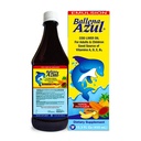Ballena Azul Aceite de Hígado de Bacalao para Adultos y Niños, COD Jaterní olej pro dospělé a děti, dobrý zdroj vitaminů, dodatek stravy, Omega 3 (Tropické ovoce 15 OZ)