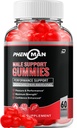 Fenoman pro muže Gummies - Pheno Man Max Performance, Phenoman Advanced Formule, Extra síla přírodní doplněk pro růst svalů a celkové zdravotní podpory a recenze (1 Pack - 60 Gummies)
