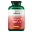 Swanson Omega 3 Rybí olej dodatek Srdeční mozek a společná podpora GMO- Free EFA 180 mg EPA Plus 120 mg DHA 150 Softgel Kapsle Lemon Flavor