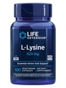 Life Extension L- Lysin, 620 mg, Essential Amino Acid for Zdravý dusík Balance, Metabolismus vápníku, Stress Response & More, Gluten- Free, Non- GMO, Vegetarian, 100 Kapsle