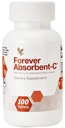 Navždy žijící - Absorbent-C, Orange and Honey Flavor, Vitamin C dodatek s Oat Bran, Imunitní podpora, Zdraví pokožky, 1 láhev (100 tablet)