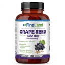 FineLand Grape Seed Extract 50: 1 - 25,000mg Ekvivalentní na kapslí - 120 Vegan Kapsle - Bohaté na antioxidanty cr124; Heart, Immunication & Circulation Support - Non- GMO cr124; Made in USA