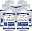 Výzkum ověřený kurkumin - s BioPerine, Curcumin C3 komplex - Vegan - Made in The USA - 360 Kapsle