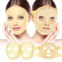 Face Ice Pack a 2 balení Silikonová maska kryt, Full Facial zmrazené masky teplé studené tváře komprese opakovaně použitelné péče o pleť sadu pro ženy pro pufiny Otok Relief Beauty Spa Essentials