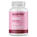 Koenzym CoQ10 600mg v jedné tobolce s bioperínem (60 Vegetariánských kapslí) Přirozeně fermentovaný - Žádný oxid titaničitý - Žádné plnidla - Žádné stearáty - Vegan - Gluten Free - Non GMO