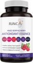 6in1 Antioxidant dodatek pro ženy s brusinkou, Grape Seed & Berry Blend 124; Nutritional Complex- Skin, Zdravé stárnutí, Imunitní a Močová Trakt Podpora 124; Veganské kapsle