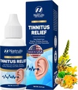 Tinnitus Relief for Ringing Uší - Přírodní Ušní Ringing Kapky pro Tinnitus Léčba - Sooth Discomfort, Snížit sluch Hluk - Ušní čistič Ušní Wax Odstranění Kapky Zlepšit sluch & Uar zdraví, Vyrobeno v USA