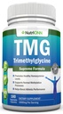 TMG Trimethylglycin dodatek - 1000mg - 180 Kapsle - Premium čisté Betaine Bezvodý - Podporuje normální Homocystein & krevní tlak úrovně - Promotes Methylation Processes - Non- GMO vzorec