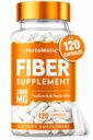 USA je nejvíce Fiber bohatý dodatek 120 Kapsle Mega Dávka 3000mg Směs Psylium Husk, Aloe Vera, Chia Seed & Flaxseed Powder Gut Zdraví, Čistota, Zácpa