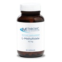 Metabolická údržba L- methylfolát 10 mg - Podporuje zdravé Mindset - Aktivní folát pro metylační podporu a biochemické reakce - Vysoce biologicky dostupné - 90 Podání - 90 Kapsle