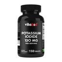 Iodid draselný dodatek stravy 130 mg na jedno podání - 150 tablet (1 lahvička) - Exp 05 / 2030