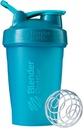 BlenderBottle Classic Shaker Bottle Perfect for Protein Shakes and Pre Workout, 20- Ounce, Teal