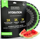 Nejchladnější hydratace - Electrolytes Powder Packets - Non GMO & No Umělý cukr - Electrolyte Drink Mix - Easy Open Single-Serving Stick Drop in Water - 20 Sticks per Pack (Vodní meloun)