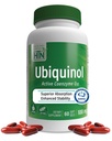 Zdraví Thru Nutrition Ubiquinol 100mg 60 Softgels jako Kaneka QH snížená CoQ-10 cd 124; stabilizované - třetí strana testováno 124; Zvýšená biologická dostupnost cd 124; Kardiovaskulární & Mitochondria Function Support cd 124; Non-GMO