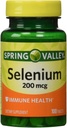 Spring Valley - Selen 200 mcg, 100 tablet