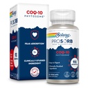 SOLARAY CoQ-10 Phytosom - 9X Absorpce CoQ10 200mg - Easy- to- Digest Antioxidanty Dodatek - Vegan a Made Without Soy - 60- denní záruka - 30 Služeb, 30 VegCaps