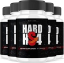 rize laboratoře Hard HS4 Kapsle pro mužské zdraví, Extra silné pilulky, mužská podpora pro celkový výkon, Hard HS4 Maximální vzorec, Pastilly - balení po 5 (300 Kapsle)