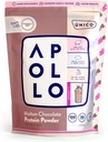 Unico Apollo Molten Chocolate Protein Powder - 20g 100% Grass- Fed syrovátkový protein, vaječný albumen a kasein 124; non-Bloating CLAS124; Low- Carb and Low- Fat CLAS124; 16 Servings CLAS124; Non- Chalky Texture CLAS124; Best- Taste