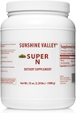Sunshine Valley ® Super N Niacinamid Powder (35 oz) - Niacin vitamín B3 Dietní doplněk pro energii, trávení, anti- stárnutí a zdravé pokožky - přírodní, Flush- bez