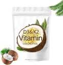 Vitamin D3 K2 Doplněk Softgels, 10000 IU D3 + 200 mcg K2, Non- GMO, Lepek zdarma, Soy Free, 300 Počet