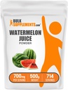 BulkSupplements.com Meloun Juice Powder - z melounu melounu ovoce, ovocný prášek, Hydační dodatek - 700mg na servírování, 500g (1,1 lbs) (balení po 1)