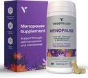 Vegan Menopauza doplňky (60 Kapsle) - Perimenopauza a Menopauza Vitamíny - Dámské doplňky - Perimenopauza doplňky pro ženy - Doplněk stravy - Menopauza Podpora