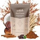 A Dash Zen Cacao Latte, Čokoládová Houba Káva Alternative Made with Adaptogens, Ashwagandha, & Skořice Root Extract, Houba Hot Coco s No Caffeine (20 Služeb)