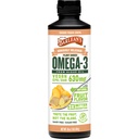 Barlean 's Ginger Peach Vegan Omega 3 dodatek, tekutý řasy olej s 630 mg EPA & DHA, Omegas na bázi rostlin z Algal Oil, Non- GMO & Gluten Free, 16 oz