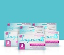 Lagicam 3 Day Yeast Infekce Léčba pro ženy, Začněte pracovat na 1. den, Miconazole nitrát, Antimykotická vaginální krém pro svědění a podráždění, 3 Jednorázové aplikátory & krém (Balení 3)