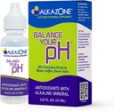 Alkazon Balance Vaše pH, Antioxidanty Alkalické Minerální Kapky, Single 1.25 Oz Pack, Přenosný, Výnosy 10 galonů alkalické, antioxidační vody, Neochucené, pH Balance, Hydratace