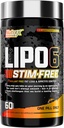 Nutrex Research Lipo6 Stimulant Free Weight Loss & Appetite Conpressant Diet Pills - Termogenní Belly Fat Burner, Bojové chutě, Zvýšení metabolismu - 60 Služební