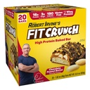 FITCRUNCH Protein Bary, Snack Size Value Pack, gluten Free, Made with Whey Proteins (20 Snack Size Bars, arašídové máslo)