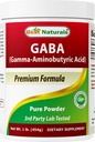 Nejlepší Naturals GABA (gama aminobutyrická kyselina) čistý prášek 1 libra