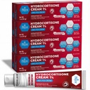 MED Pride Hydro Cortisone (Hydrokortizon) Cream 1% OTC Bulk Balení 4 X 1 Oz Anti- Itch Ointment for Rash, Eczema, Bug Bites
