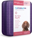 MySimpPetLab Dog Care Kit I Medicated Tris Flush Dog Ušní čistič I Infekce Léčba s Ketokonazolem I Hydrokortizon Kapky I Komfort pro smradlavé, ltchy, nebo Sore Uší