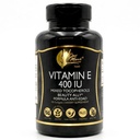Cocó March N.M.D Přírodní vitamin E 400 NU- Smíšené Tokoferoly, Beauty Ally, 3 Měsíční dodávky - Gluten Free, Paleo Friendly, Dairy Free, Keto Friendly, GMO Free, 100 Softgels