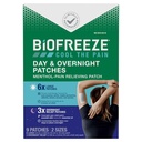 Biofreeze Day & Overnight Pain Relief Patches, Menthol Pain Patches for Artritis & Muscle Pain Relief, Comfortable & Flexible Fabric Stays in Place, FSA / HSA Způsobilé, 9 Záplaty (6 den, 3 noc)