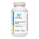 XYMOGEN Omega MonoPure 650 EC - Omega-3 Rybí oleje doplňky pro ženy a muže - s EPA, DHA & DPA - Menší tanga s 3X větší absorpcí - Podpora zdravého srdce a rozpoznávání (60 Softgels)