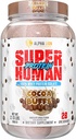 ALPHA LION Superhuman syrovátkový protein prášek, velký Ochutnávání čistý syrovátkový protein izolát, nízká sacharid, nízký cukr, žádný Bloat Post cvičení, svalové zotavení & růst (28 Služeb, kakaové buffs)