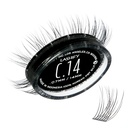 Lashify Curl 14mm Gossamer DIY Eyelash Extensions Refill, Black, Easy False Eyelashs for a Natural Look