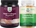 Kopeček proteinu Multi kolagen prášek pro ženy a muže - Vlasy kůže a nehty Vitamíny a Žvýkací vitamín C Gummie pro dospělé imunitní booster pro dospělé a přírodní studenou remedy