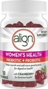 Zarovnat ženské prebiotické probiotické doplňky gumy, Cranberry 50 Ct