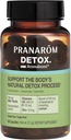 Pranarom - Aromaboost Detox Bylinný dodatek - Eliminuje toxiny a odtoky Tělo - Mléčné třísloviny a zinek - Vitamíny D3 a E - Lemon Essential Oil - 60 Počet