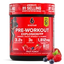 Six Star Pre- Workout Powder for Men & Women, Ovocný punč (30 Služeb) - Předcvičení Exploze 2.0 Energy Powder Drink Mix s Beta- Alanin & Kofein - Sportovní Nutriční dodatek Produkty