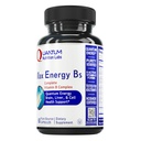 Quantum Nutrition Labs Max Energy Bs - Vitamin B Complex, Methylovaný B Complex Vitamíny s vitamínem B1, B6, B12, Thiamin, Folát a Biotin - 60 Vegetariánských kapslí