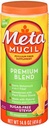Metamucil Premium Směs Psylium Fiber Powder Sugar- Free with Stevia Orange - 14.6 oz